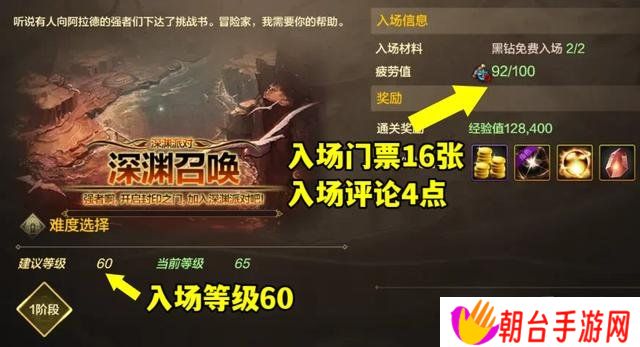 dnf手游65版本深渊怎么开 西部深渊在哪里开启