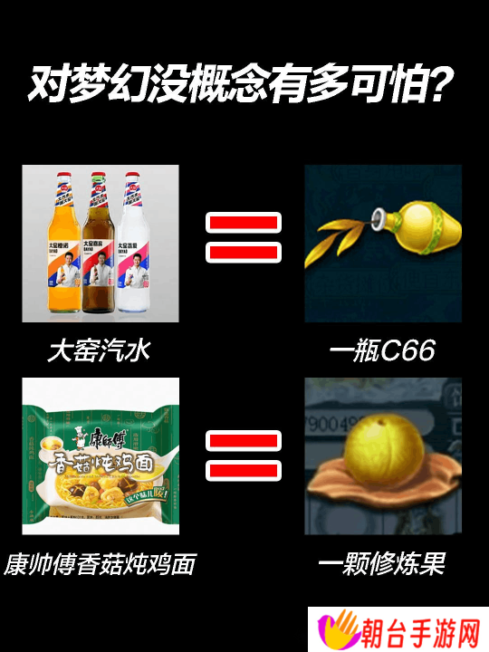 把梦幻西游的道具，换算成现实生活中的物品会怎样？