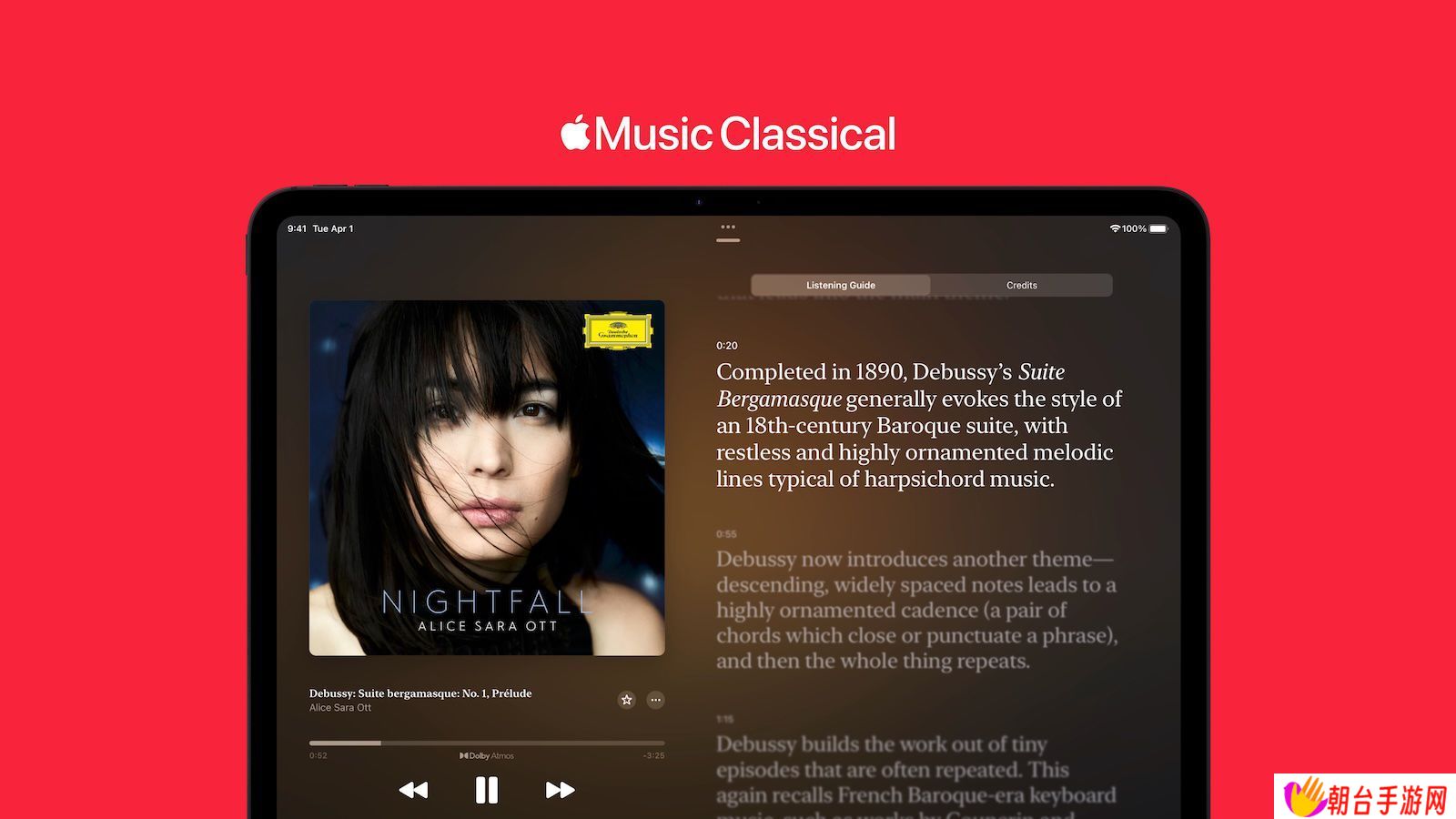 苹果 Apple Music Classical 更新：同步聆听指南、精选电台和个性化推荐
