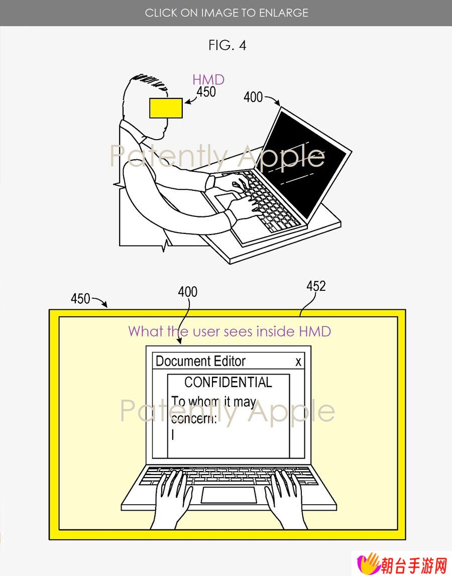 苹果专利探索 Vision Pro 头显未来：联动 iPhone / Mac，打造防窥屏神器