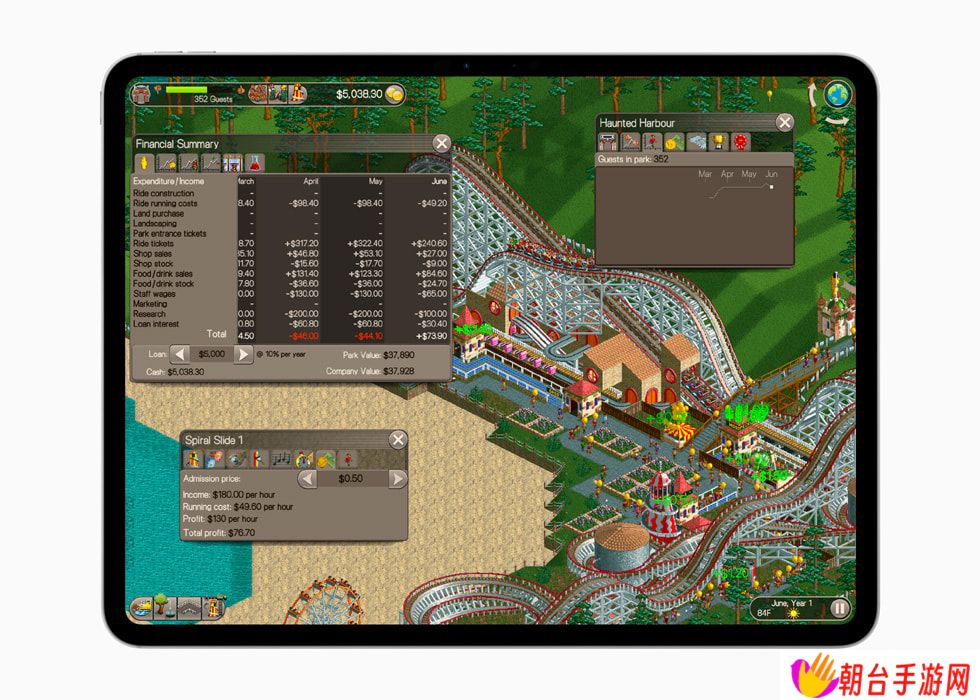 苹果 Apple Arcade 新增 《过山车大亨》等经典游戏